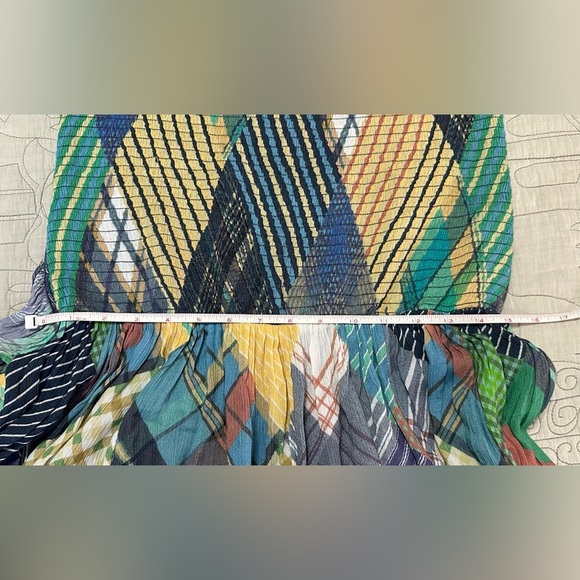 NWT Free People Samara Smocked Maxi Dress Strapless Handkerchief M *FLAWED* - Picture 11 of 14